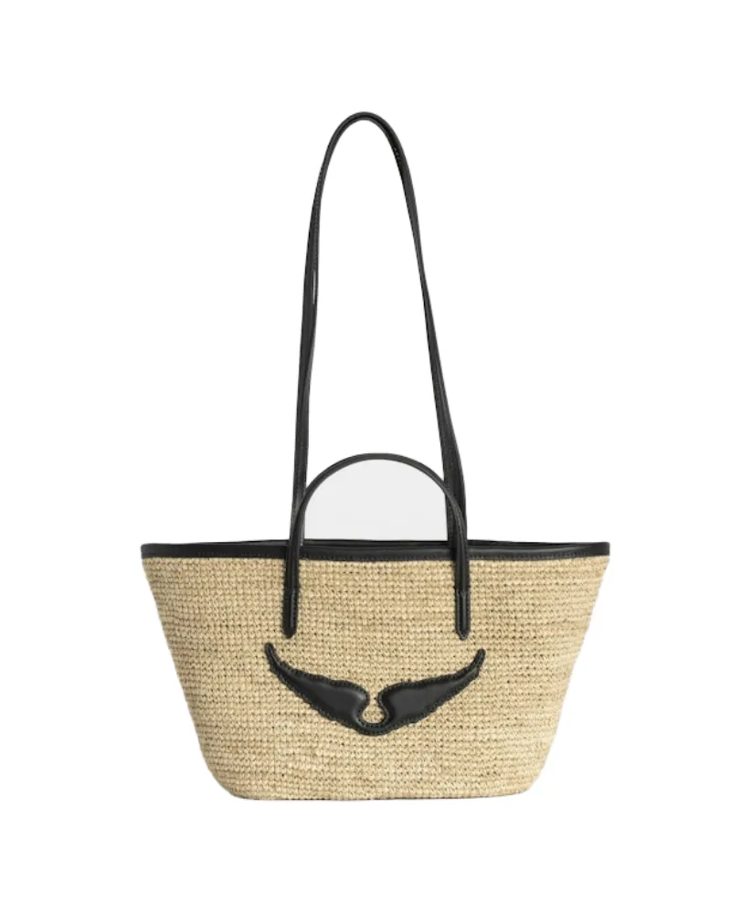 Zadig & Voltaire Mini Wings Korbtasche Schwarz