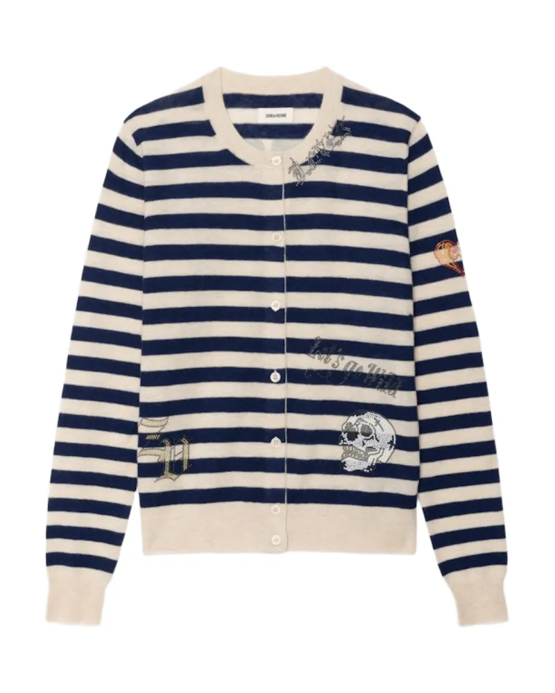 Zadig & Voltaire Cardigan Missya 100% Kaschmir Blau