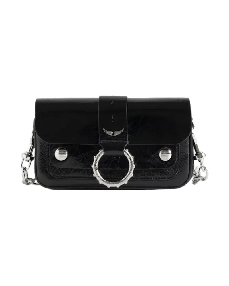 Zadig & Voltaire Tasche Kate Wallet Vintage Patent Schwarz