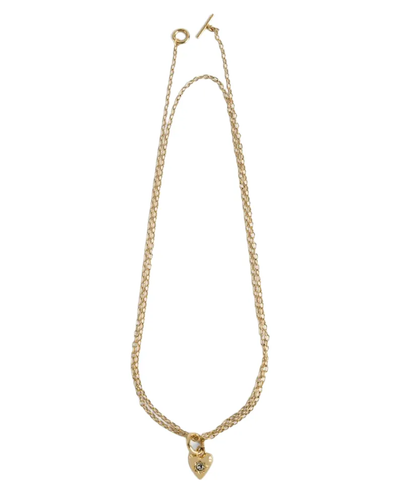 Zadig & Voltaire Halskette Heartbreaker Gelb