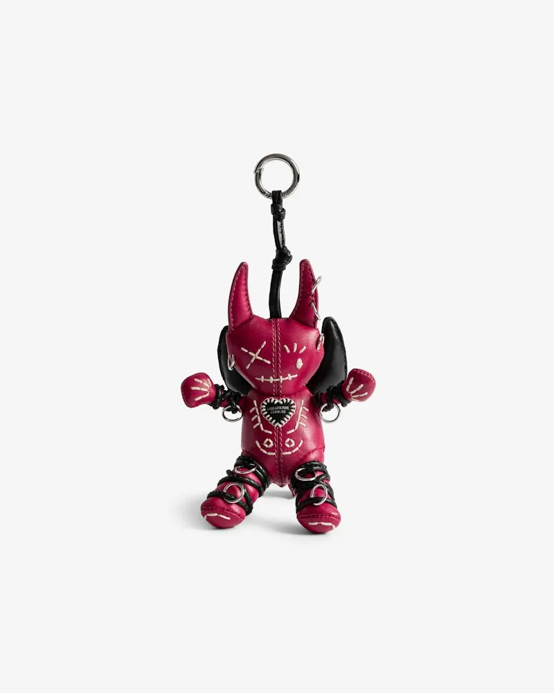 Zadig & Voltaire Voodoo Devil Schlüsselanhänger Rosa