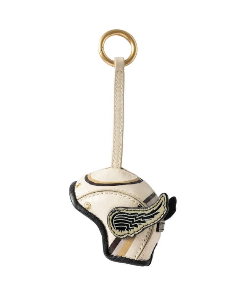 Zadig & Voltaire Schlüsselanhänger Ride Your Mind Weiß