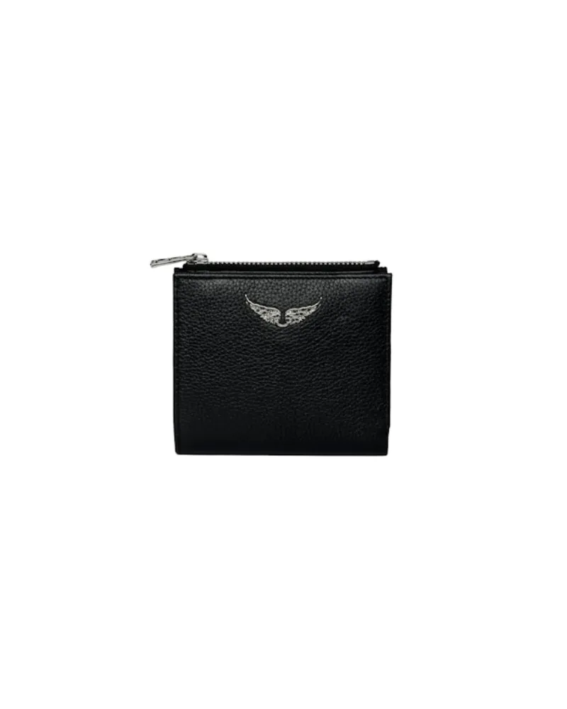 Zadig & Voltaire ZV Wallet Brieftasche Schwarz