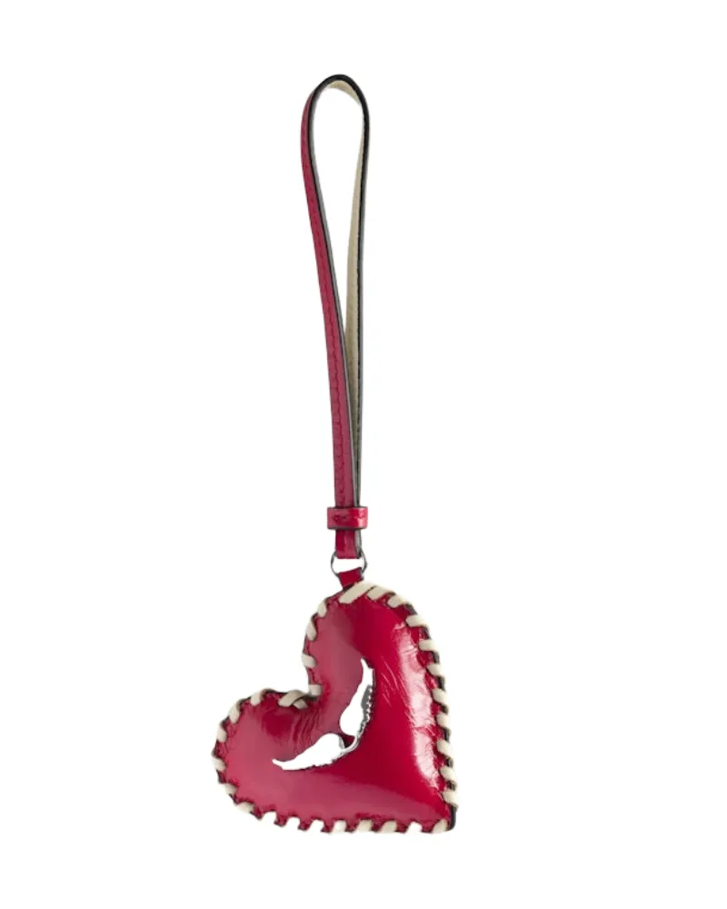 Zadig & Voltaire Schlüsselanhänger Heart Tag Rosa