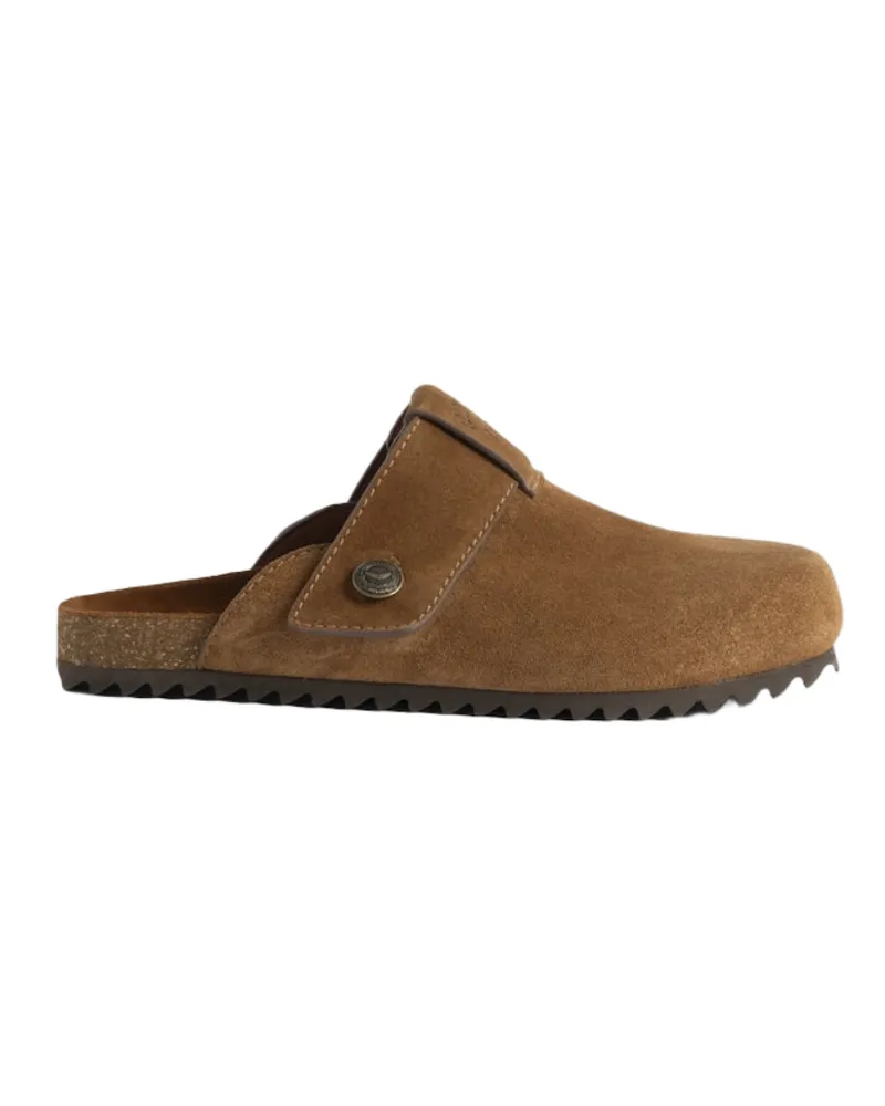 Zadig & Voltaire Santa Fe Suede Clogs Braun