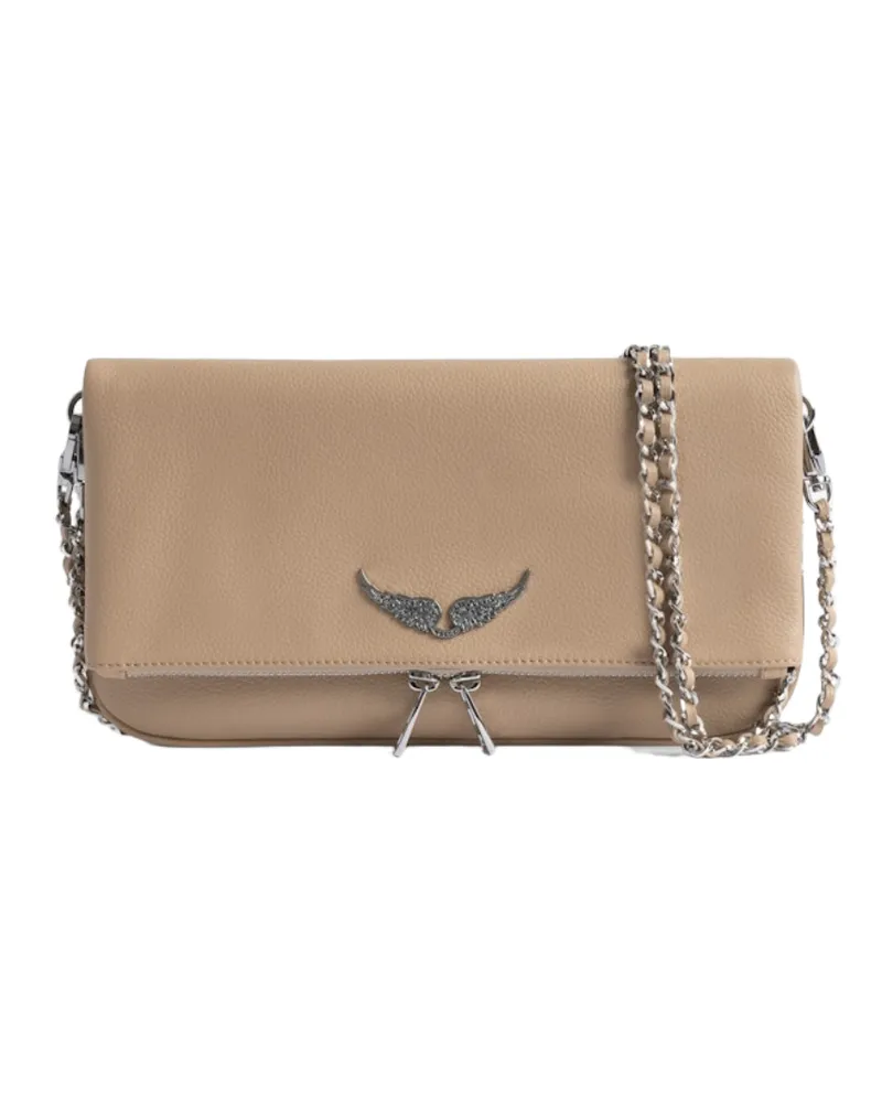 Zadig & Voltaire Clutch Rock Beige