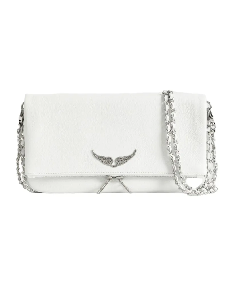 Zadig & Voltaire Clutch Rock Weiß