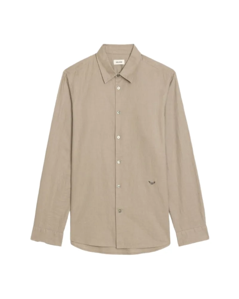 Zadig & Voltaire Sid Hemd Beige