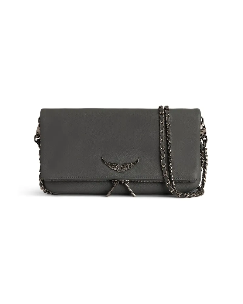 Zadig & Voltaire Clutch Rock Grau