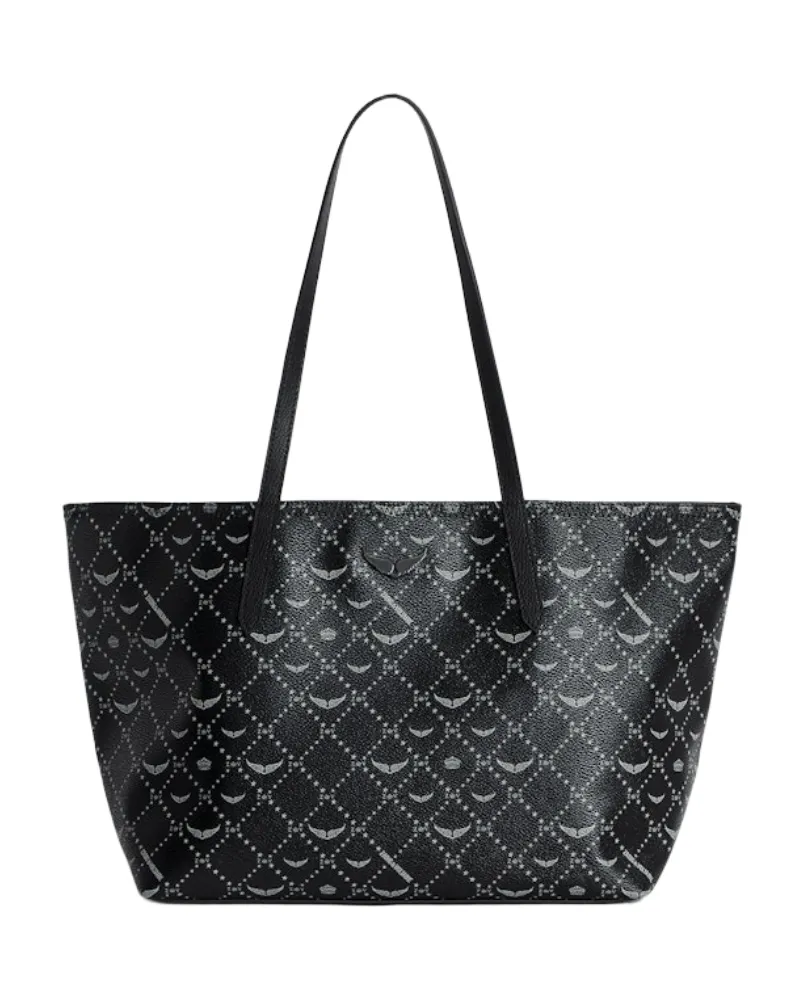 Zadig & Voltaire Z Shopper Monogram Tasche Schwarz