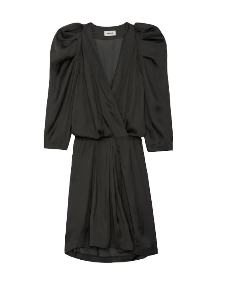 Zadig & Voltaire Kleid Ruz Satin Kaki