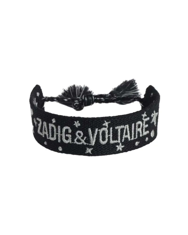 Zadig & Voltaire Gewebtes Armband Zadig Schwarz