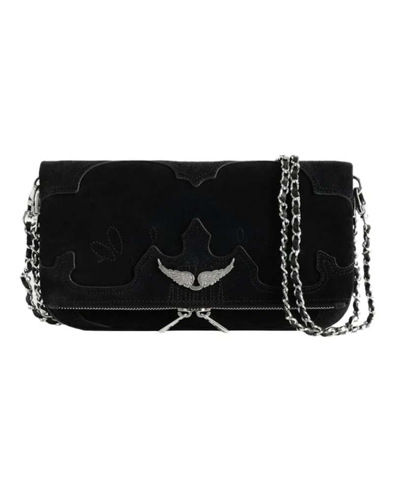 Zadig & Voltaire Clutch Rock Western Schwarz