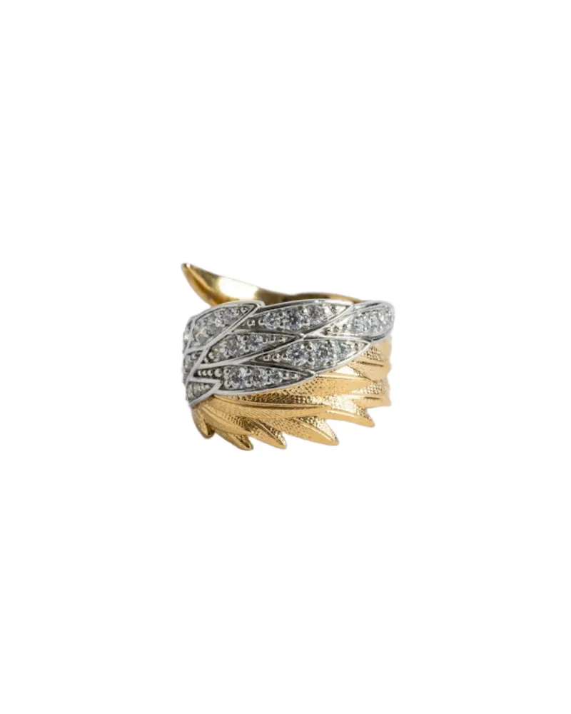 Zadig & Voltaire Ring Rock Feather Gelb