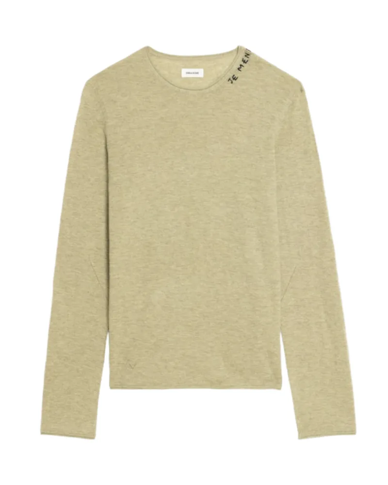 Zadig & Voltaire Teiss Pullover 100% Kaschmir Grün