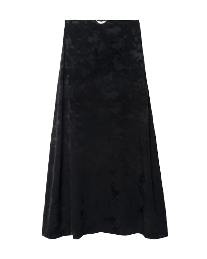 Zadig & Voltaire Jimeno Rock 100% Seide Schwarz