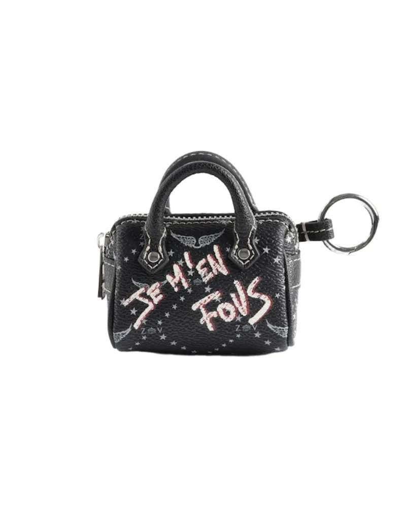 Zadig & Voltaire Schlüsselanhänger Sunny Micro Schwarz