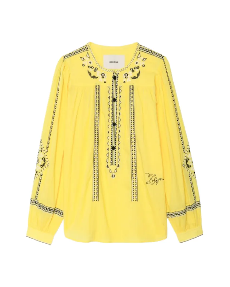 Zadig & Voltaire Tunika Tigy Gelb