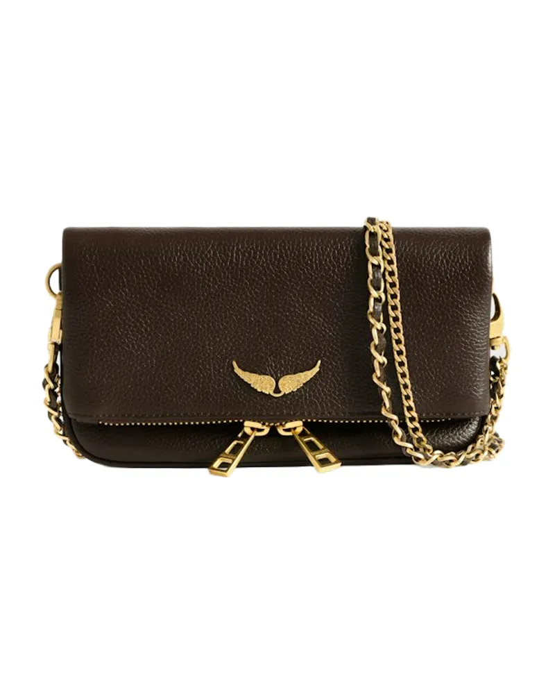 Zadig & Voltaire Rock Mini Clutch Braun