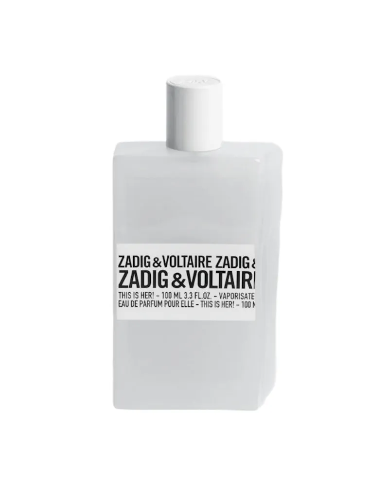 Zadig & Voltaire Parfum This Is Her! 100ML Weiß