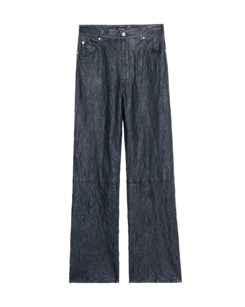 Zadig & Voltaire Hose Evy Leder Blau