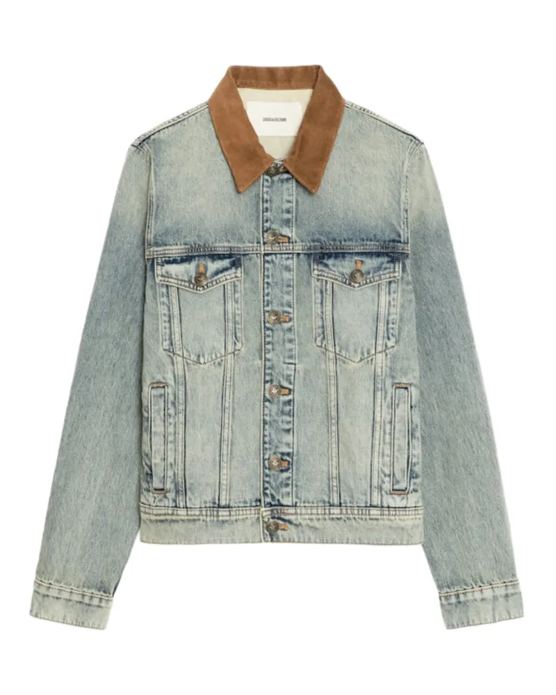 Zadig & Voltaire Jacke Bases Denim Blau
