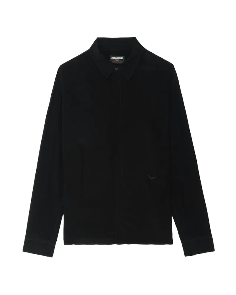 Zadig & Voltaire Hemd Tyric Schwarz