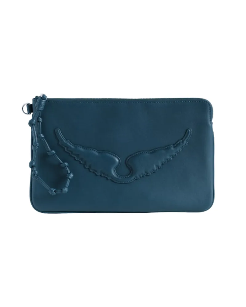 Zadig & Voltaire Angel Clutch Blau