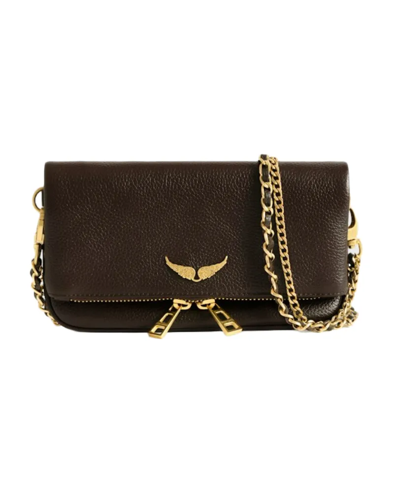 Zadig & Voltaire Rock Mini Clutch Braun