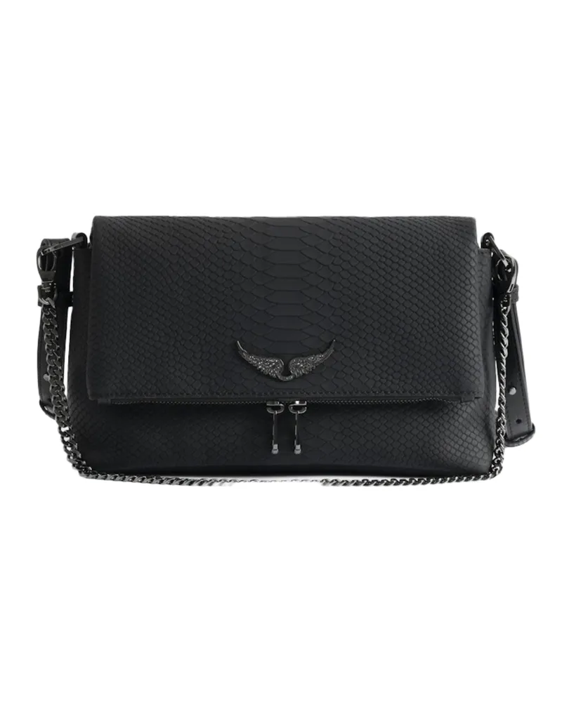 Zadig & Voltaire Tasche Rocky II Soft Savage Schwarz