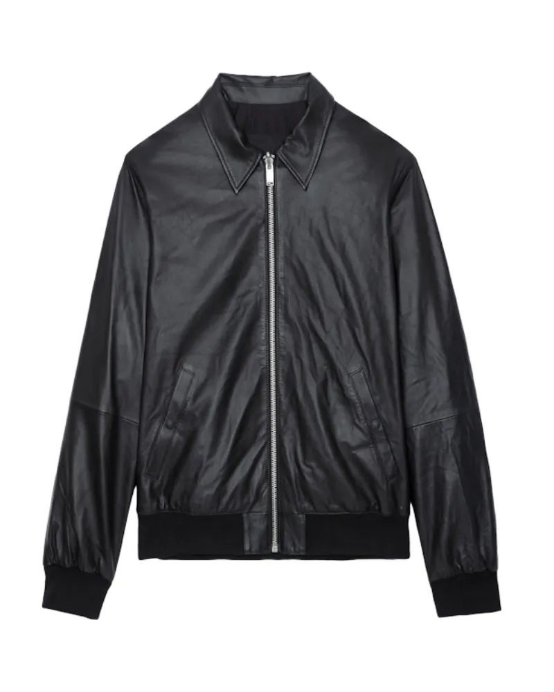 Zadig & Voltaire Lederjacke Mate Schwarz
