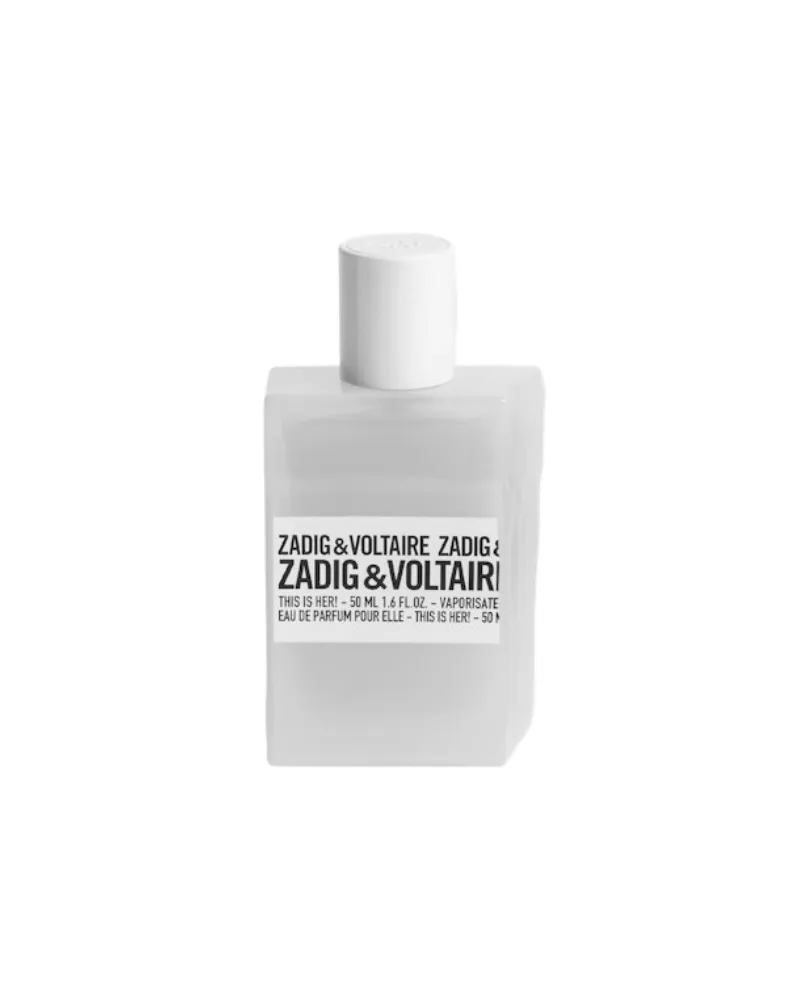Zadig & Voltaire Parfum This Is Her! 50ML Weiß
