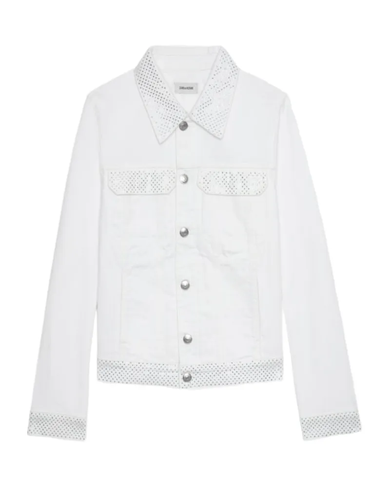 Zadig & Voltaire Jacke Kioky Denim Weiß