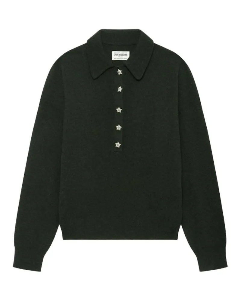 Zadig & Voltaire Soula Pullover 100% Kaschmir Grün