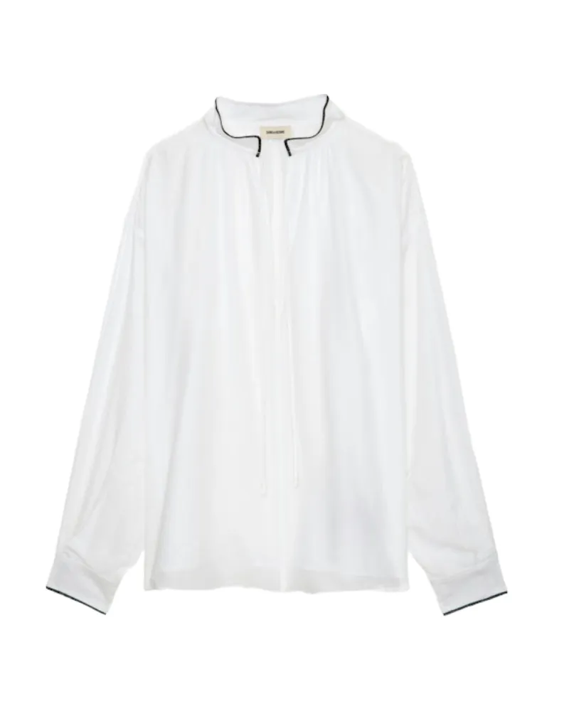 Zadig & Voltaire Bluse Troene Weiß
