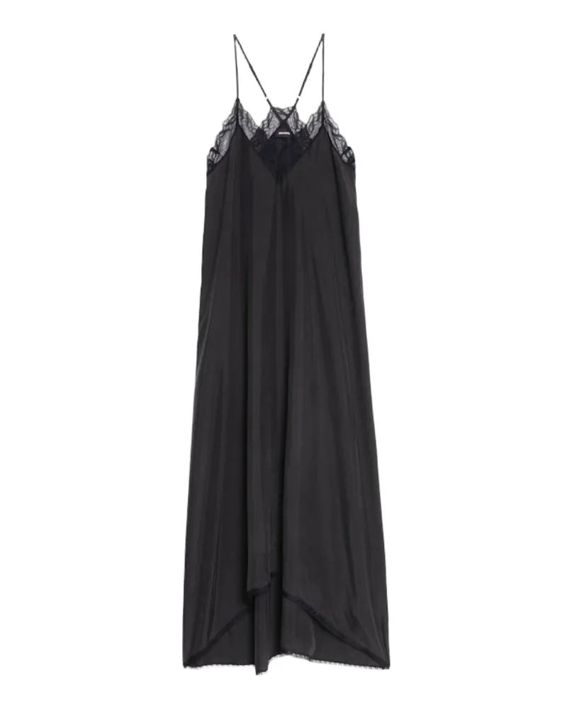 Zadig & Voltaire Kleid Risty 100% Seide Schwarz