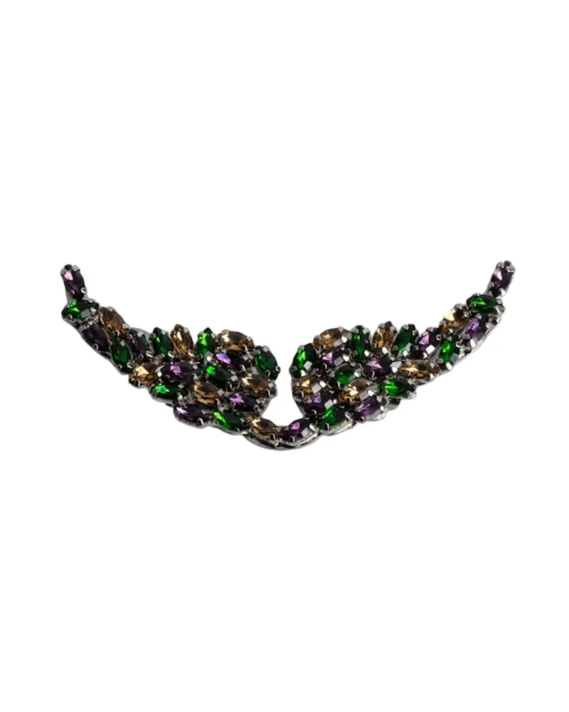 Zadig & Voltaire Charm Swing Your Wings Strass Lila