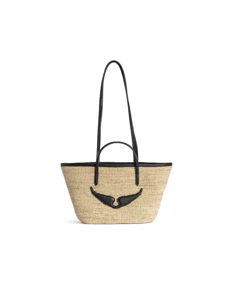Zadig & Voltaire Mini Wings Korbtasche Schwarz