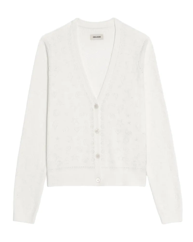Zadig & Voltaire Cardigan Manala Weiß