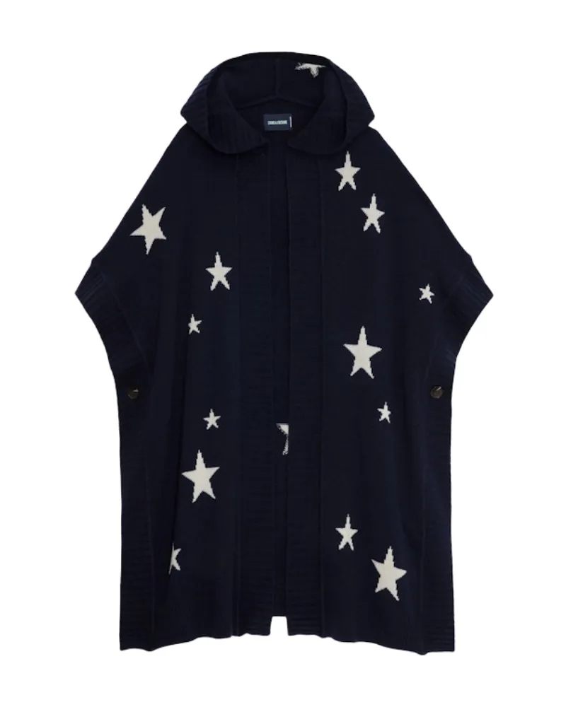 Zadig & Voltaire Weste Inna 100% Kaschmir Blau