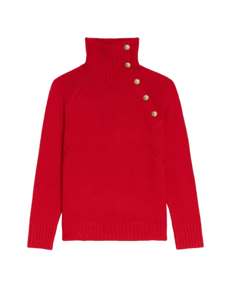 Zadig & Voltaire Pullover Mora 100% Kaschmir Rot