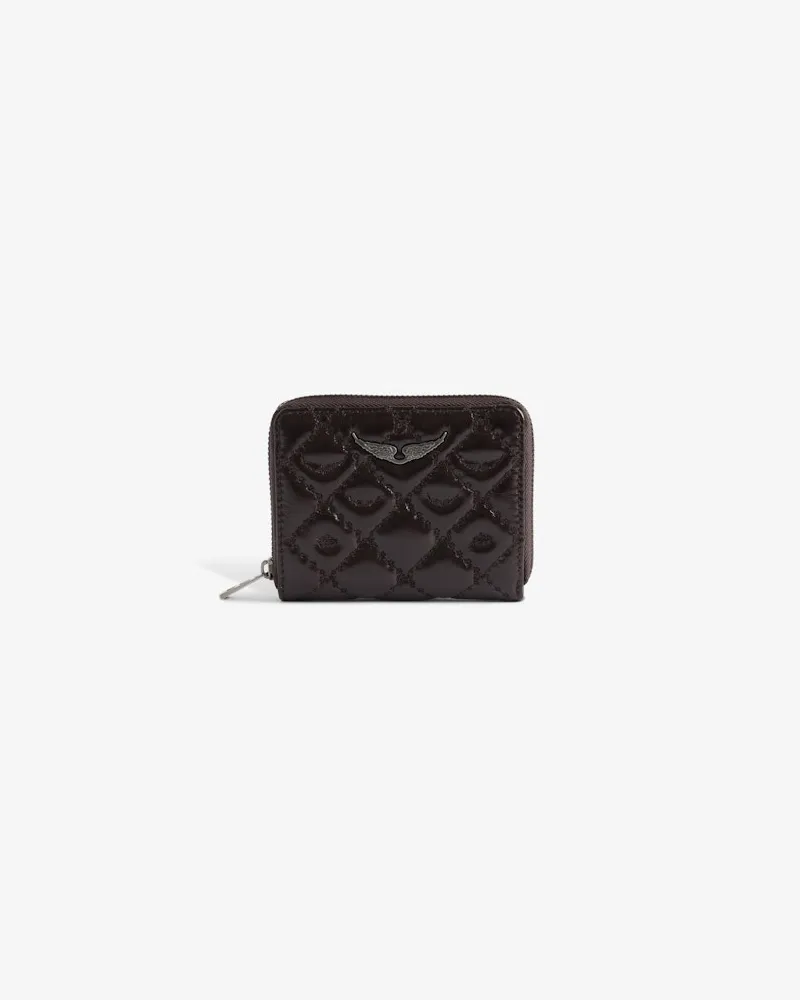 Zadig & Voltaire Mini Geldbörse Zv Vintage Monogram Brownie