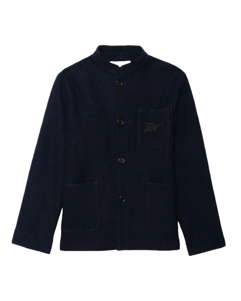Zadig & Voltaire Jacke Venezia 100% Wolle Blau