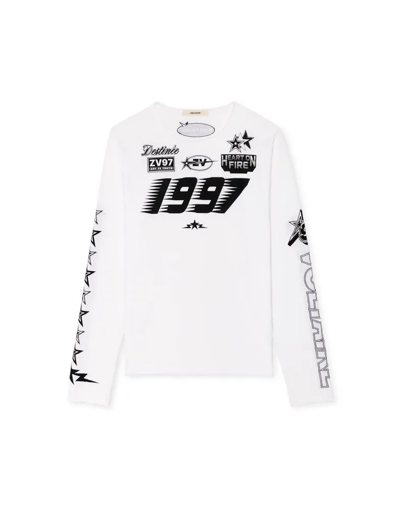 Zadig & Voltaire T-shirt Timo Blanc