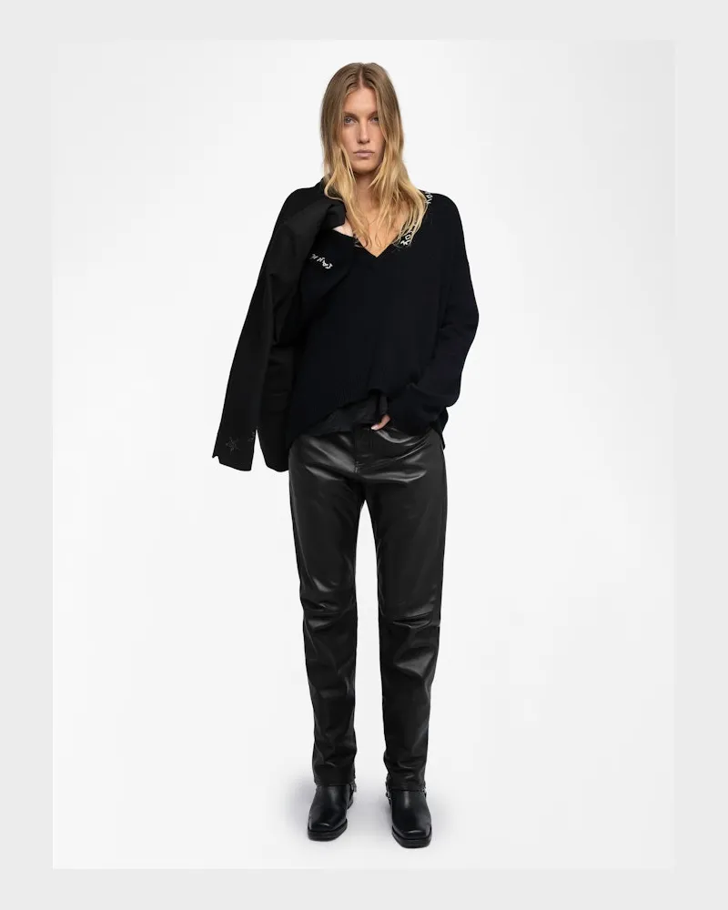 Zadig & Voltaire Pullover Mikyz 100% Kaschmir Black