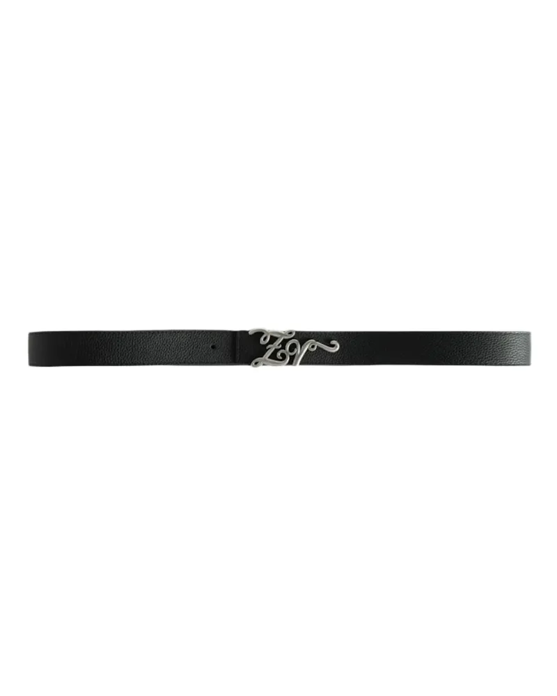 Zadig & Voltaire ZV Reversible 30mm Gürtel Schwarz