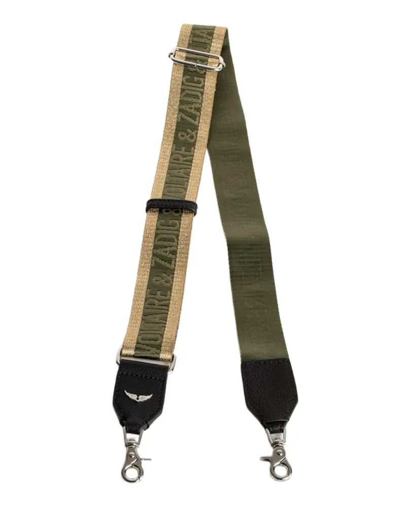 Zadig & Voltaire Zadig Glitter Umhängetasche Kaki