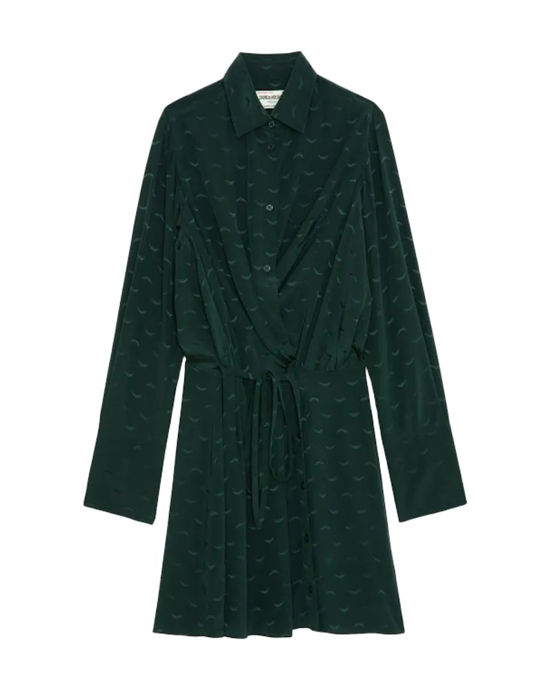 Zadig & Voltaire Kleid Runelle 100% Seide Grün