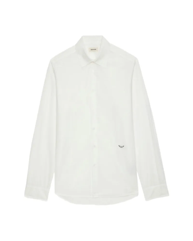 Zadig & Voltaire Hemd Sid Weiß