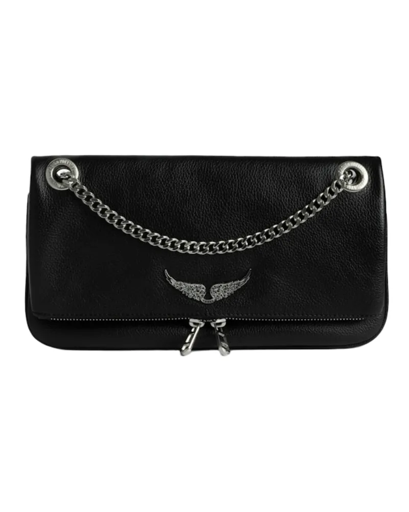 Zadig & Voltaire Clutch Rock II Schwarz